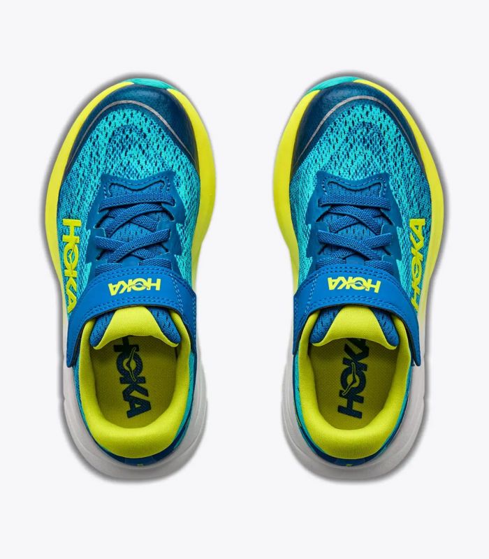 Compra online Zapatillas Hoka Rincon 4 Little Kids Niños Electric Aqua en oferta al mejor precio
