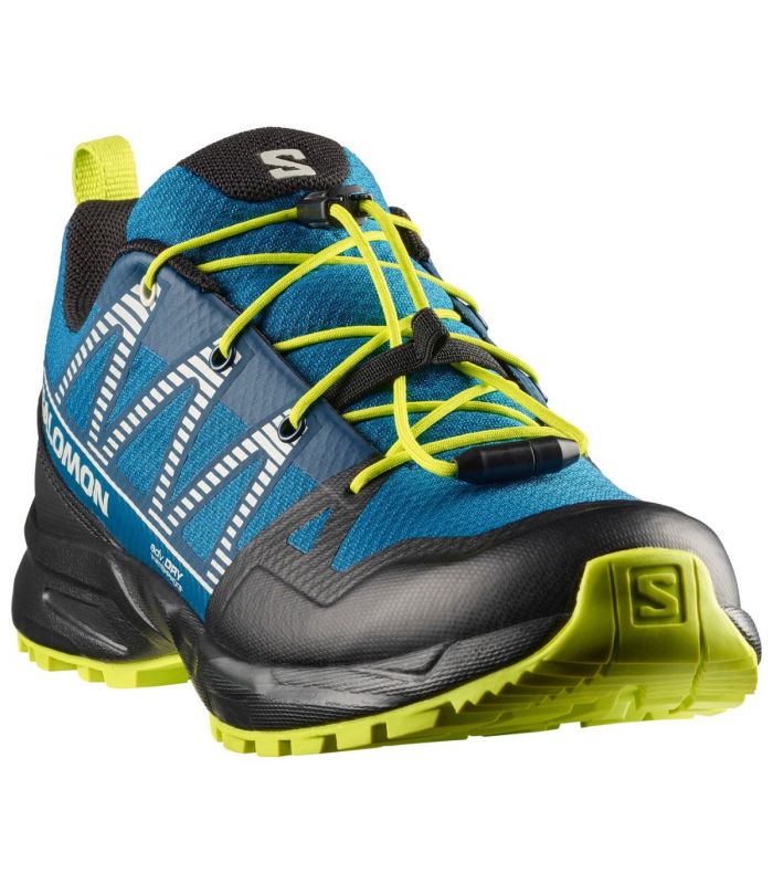 Compra online Zapatillas Salomon Outscape WP J Niños Mikonos Blue Black en oferta al mejor precio
