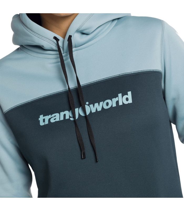 Compra online Sudadera Trangoworld Poppi V02 Mujer Stratified Sea en oferta al mejor precio