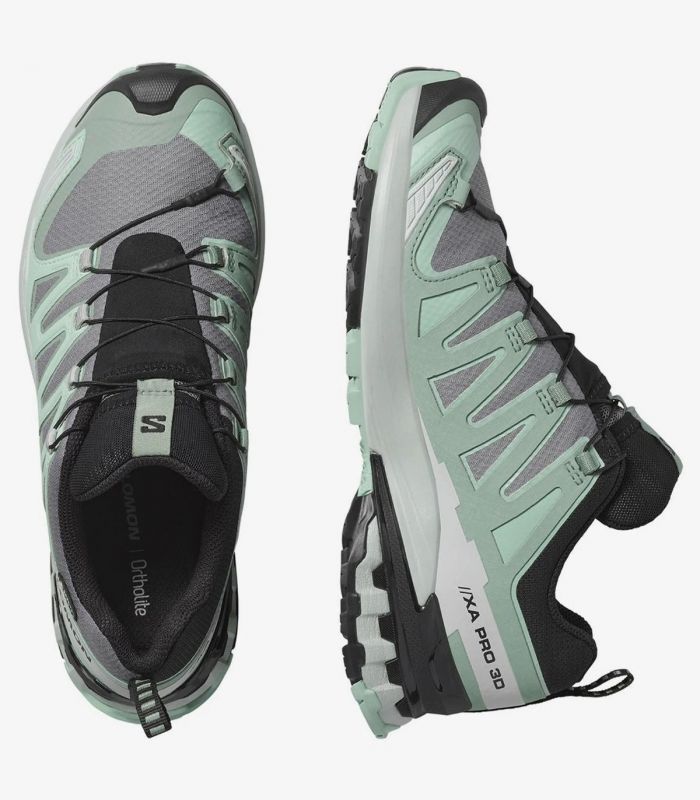 Compra online Zaptillas Salomon Xa Pro 3D V9 Gtx Mujer Green Grey en oferta al mejor precio