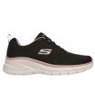 Compra online Zapatillas Skechers Fashion Fit 2.0 - Moonlight Glow Mujer Negro Rosa en oferta al mejor precio