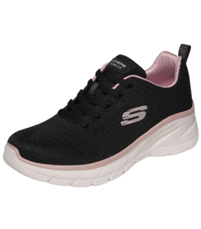 Compra online Zapatillas Skechers Fashion Fit 2.0 - Moonlight Glow Mujer Negro Rosa en oferta al mejor precio