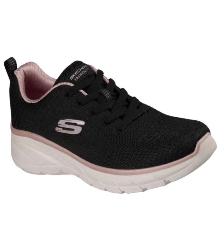 Compra online Zapatillas Skechers Fashion Fit 2.0 - Moonlight Glow Mujer Negro Rosa en oferta al mejor precio