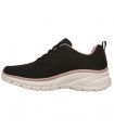 Compra online Zapatillas Skechers Fashion Fit 2.0 - Moonlight Glow Mujer Negro Rosa en oferta al mejor precio