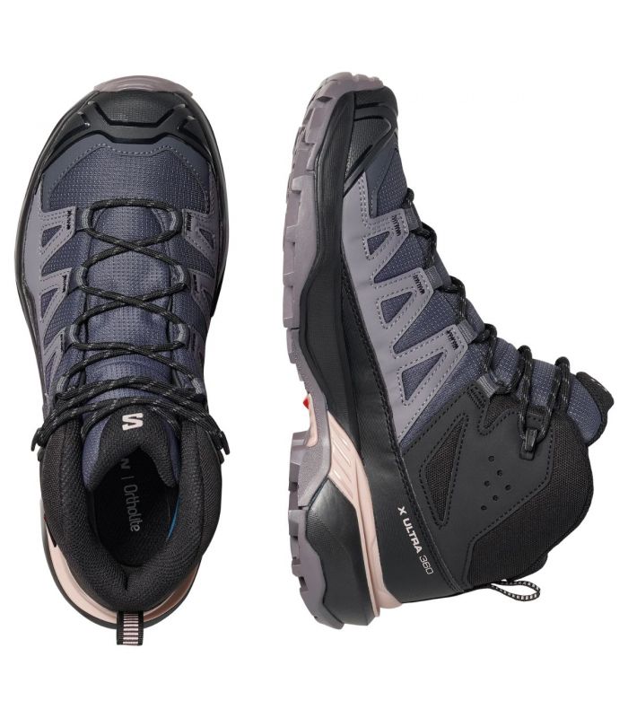 Compra online Botas Salomon X Ultra 360 Mid Gtx Mujer Morado Iron Escalibur en oferta al mejor precio