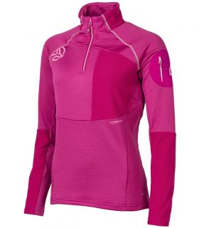 Camiseta Ternua Ragger 1/2 Zip Mujer Orchid