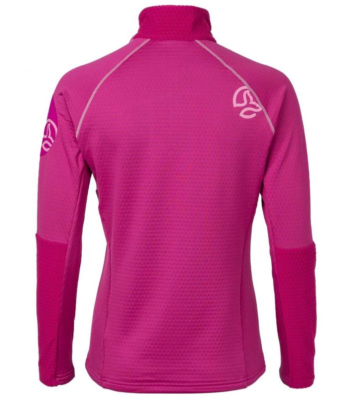 Compra online Camiseta Ternua Ragger 1/2 Zip Mujer Orchid en oferta al mejor precio