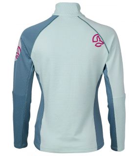 Camiseta Ternua Ragger 1/2 Zip Mujer Moonlight Jade