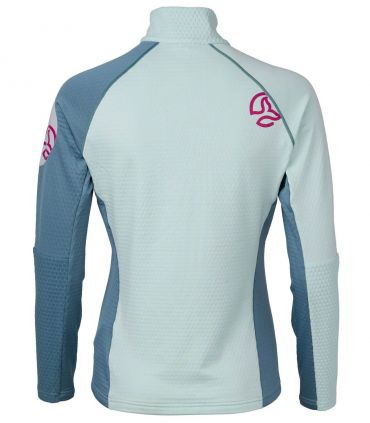 Camiseta Ternua Ragger 1/2 Zip Mujer Moonlight Jade