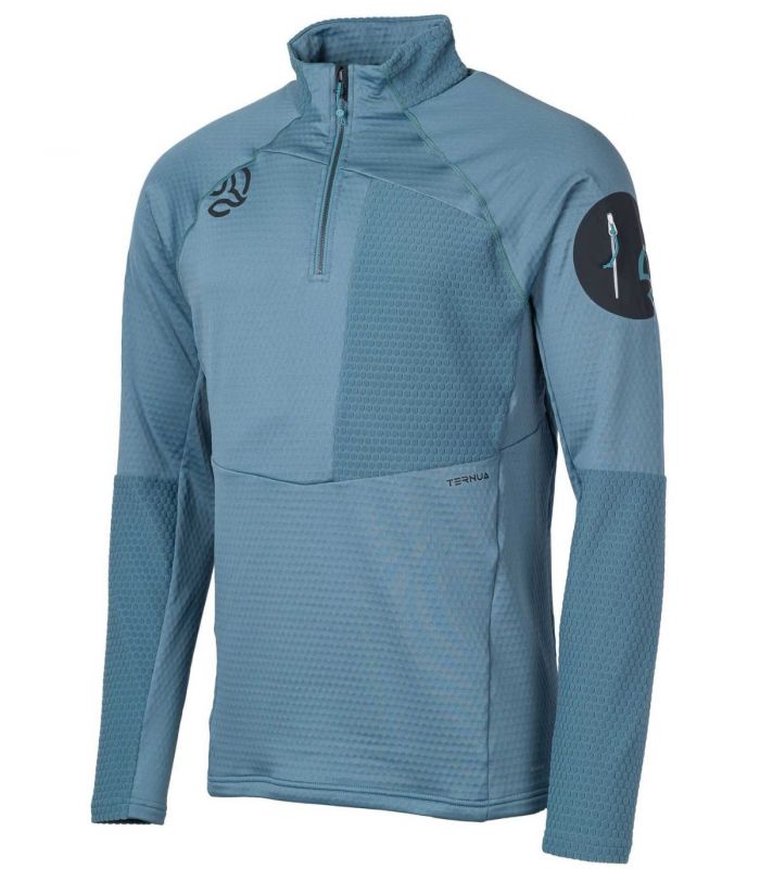 Compra online Camiseta Ternua Ragger 1/2 Zip Hombre Arctic en oferta al mejor precio