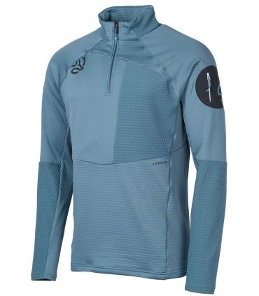 Camiseta Ternua Ragger 1/2 Zip Hombre Arctic