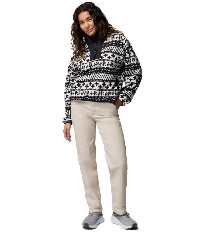 Compra online Forro Polar Columbia Sequoia Grove Printed II HZ Mujer Black Wizard en oferta al mejor precio