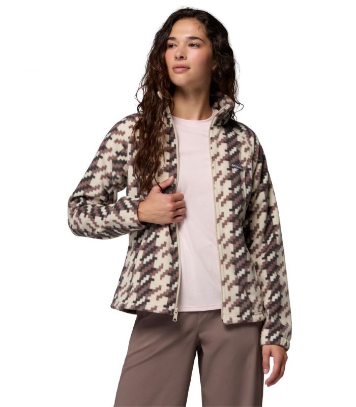 Compra online Chaqueta Columbia Benton Springs Printed Mujer Dark Stone en oferta al mejor precio