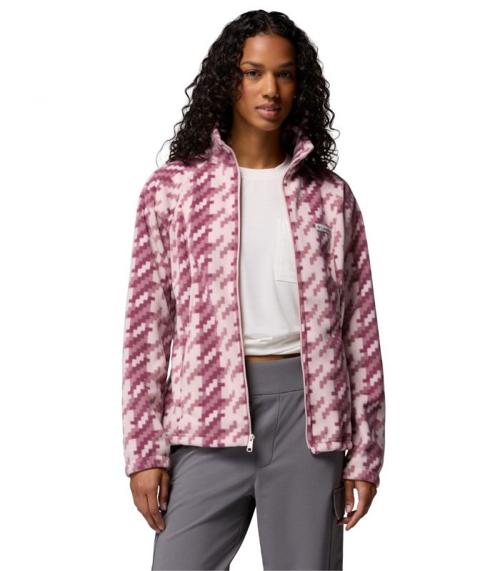 Compra online Chaqueta Columbia Benton Springs Printed Mujer Mineral Pink en oferta al mejor precio