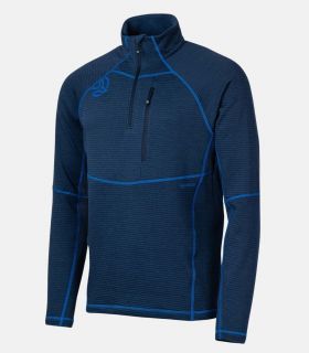 Camiseta Ternua Momhill 1/2 Zip Hombre Drak Marine
