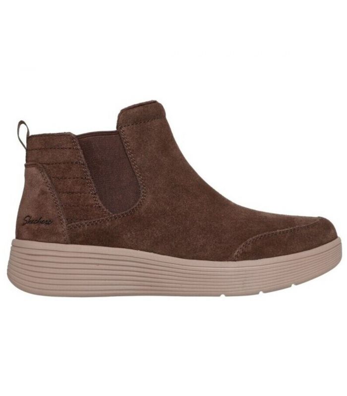 Compra online Botines Skechers Arch Fit Laguna Harvest Moons Mujer Chocolate en oferta al mejor precio