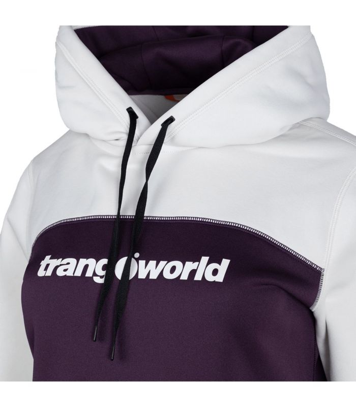 Compra online Sudadera Trangoworld Poppi V02 Mujer Blackberry Wine en oferta al mejor precio