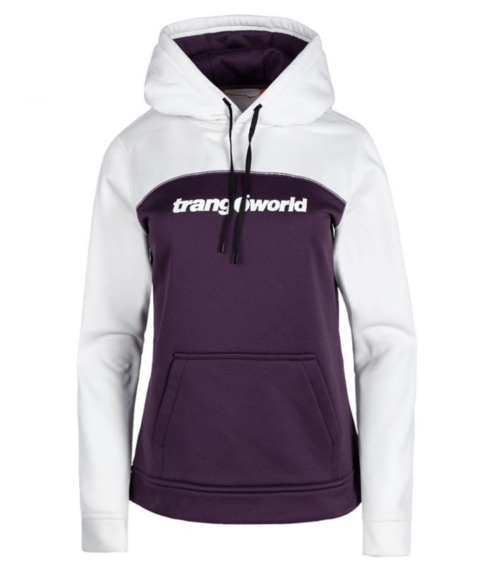Compra online Sudadera Trangoworld Poppi V02 Mujer Blackberry Wine en oferta al mejor precio