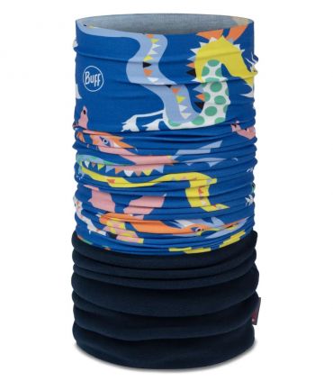Braga de cuello polar Buff Lutky Niño Cobalt