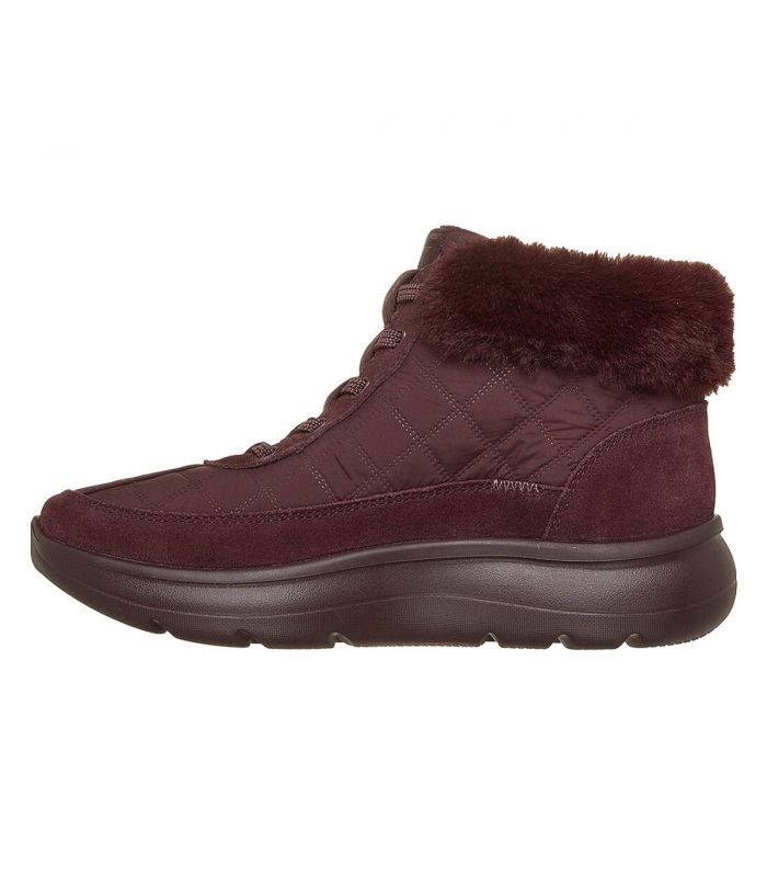 Compra online Botines Skechers Skechers Slip-ins: On-The-GO Encore - Cozy Fit Maisie Mujer Burgundy en oferta al mejor precio