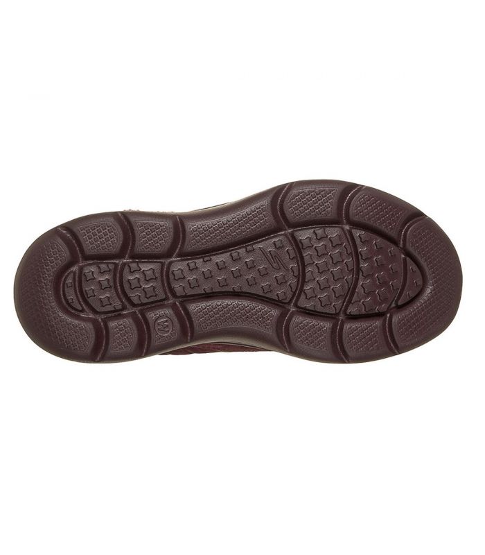 Compra online Botines Skechers Skechers Slip-ins: On-The-GO Encore - Cozy Fit Maisie Mujer Burgundy en oferta al mejor precio