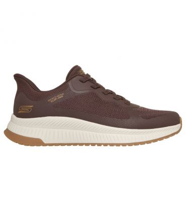 Zapatillas Skechers BOBS Sport Squad Chaos 4 Hombre Chocolate