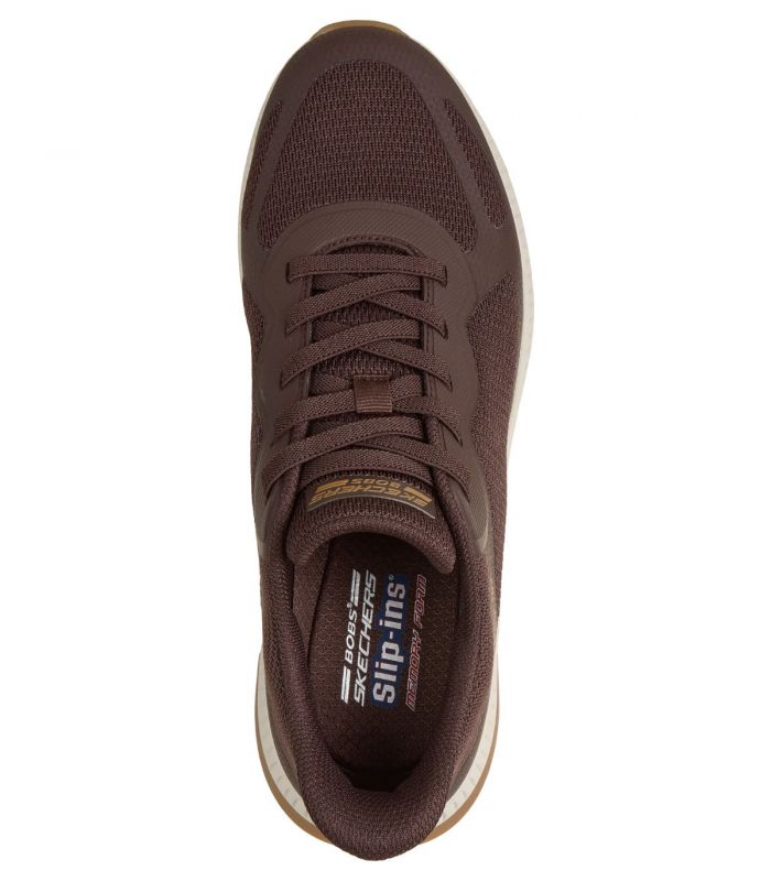 Compra online Zapatillas Skechers BOBS Sport Squad Chaos 4 Hombre Chocolate en oferta al mejor precio
