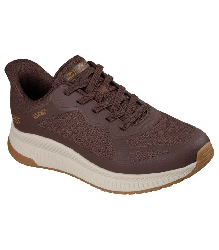 Compra online Zapatillas Skechers BOBS Sport Squad Chaos 4 Hombre Chocolate en oferta al mejor precio