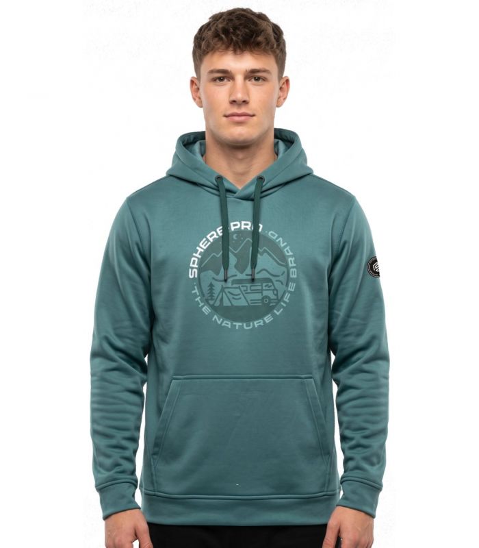 Compra online Sudadera Sphere Pro Senior Hombre Verde Ajenjo en oferta al mejor precio