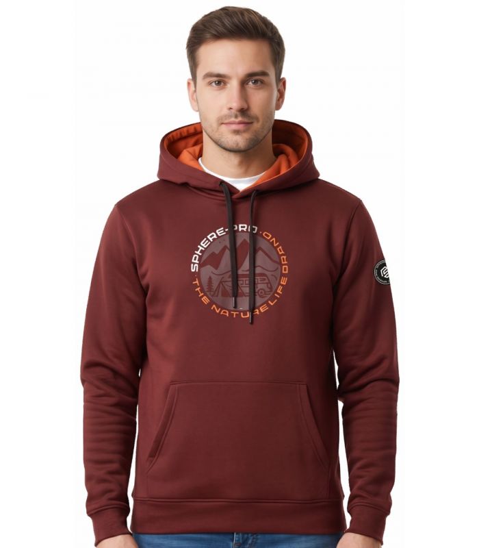 Compra online Sudadera Sphere Pro Senior Hombre Marrón Rojizo en oferta al mejor precio
