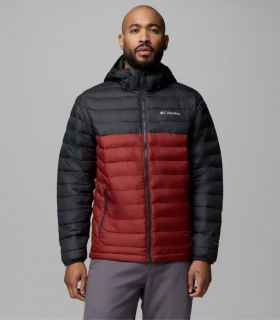 Chaqueta Columbia Powder Lite™ II Hooded Hombre Red Oxide Shark