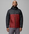 Compra online Chaqueta Columbia Powder Lite™ II Hooded Hombre Red Oxide Shark en oferta al mejor precio