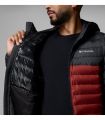 Compra online Chaqueta Columbia Powder Lite™ II Hooded Hombre Red Oxide Shark en oferta al mejor precio