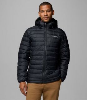 Chaqueta Columbia Powder Lite™ II Hooded Hombre Black Ripstop