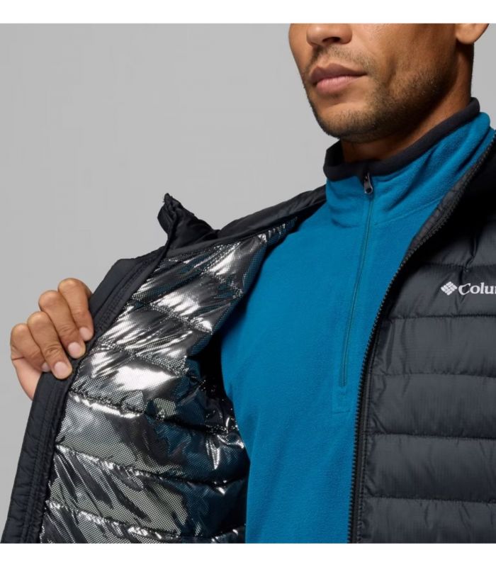 Compra online Chaqueta Columbia Powder Lite™ II Hooded Hombre Black Ripstop en oferta al mejor precio