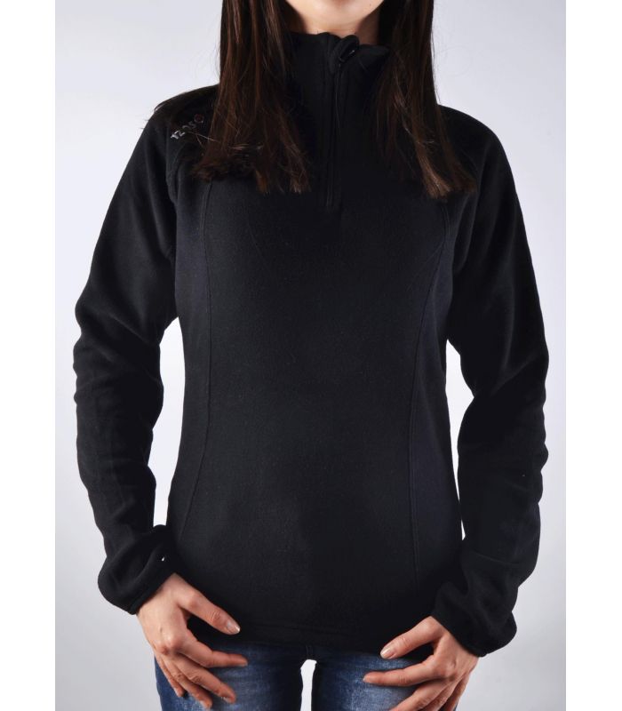 Compra online Forro Polar Izas Ferni Mujer Negro en oferta al mejor precio