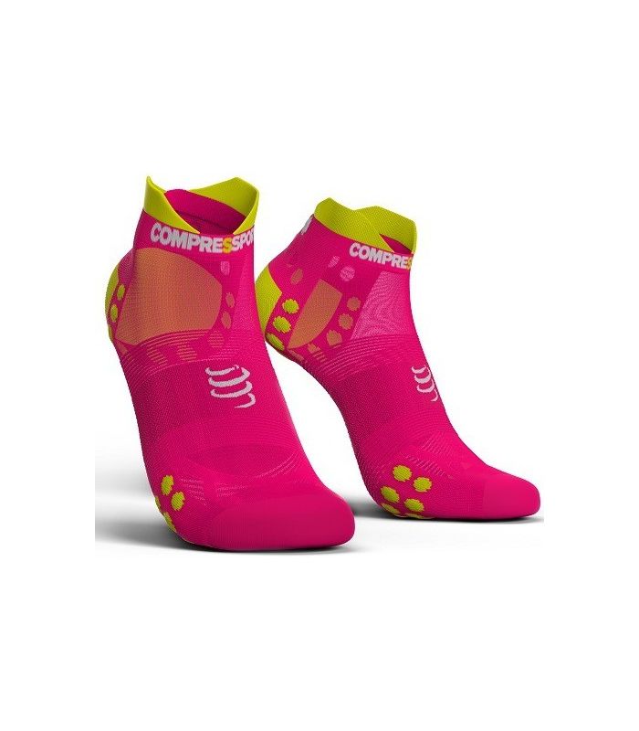 Compra online Calcetines Running Compressport Pro Racing Socks V3.0 Ultralight Rosa en oferta al mejor precio