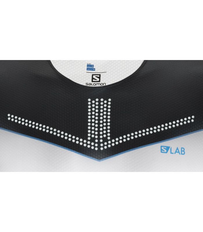 Compra online Camiseta Salomon S-Lab Sense Tee Hombre Blanco Negro en oferta al mejor precio