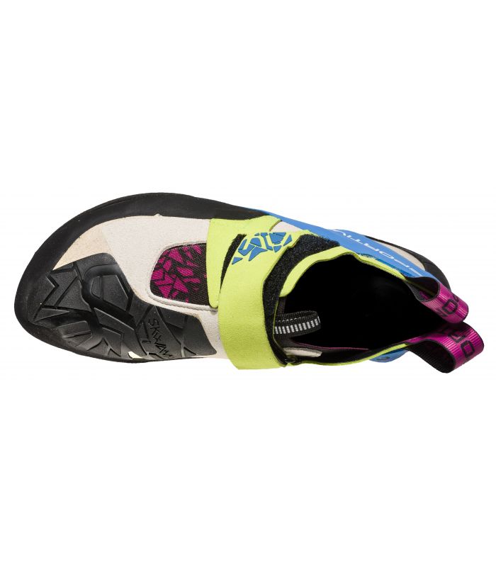Compra online Pies de gato La Sportiva Skwama mujer Apple Green-Cobalt Blue en oferta al mejor precio
