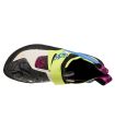 Pies de gato La Sportiva Skwama mujer Apple Green-Cobalt Blue