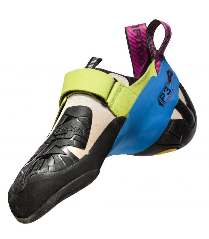 Compra online Pies de gato La Sportiva Skwama mujer Apple Green-Cobalt Blue en oferta al mejor precio