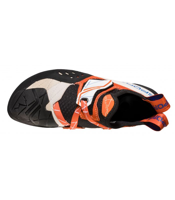 Compra online Pies de gato La Sportiva Solution Mujer White Lily Orange en oferta al mejor precio