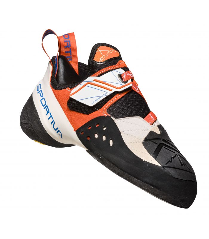 Compra online Pies de gato La Sportiva Solution Mujer White Lily Orange en oferta al mejor precio