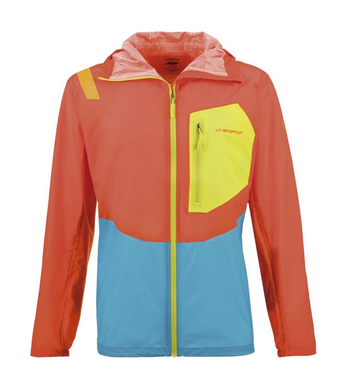 Compra online Chaqueta trail running La Sportiva Hail Hombre Pumpkin en oferta al mejor precio