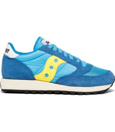 Zapatillas Saucony Jazz Original Vintage Mujer Azul Amarillo