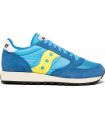 Zapatillas Saucony Jazz Original Vintage Mujer Azul Amarillo