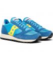 Zapatillas Saucony Jazz Original Vintage Mujer Azul Amarillo