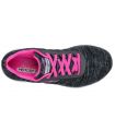 Zapatillas Skechers Flex Appeal 3.0 Insiders Mujer Negro Rosa
