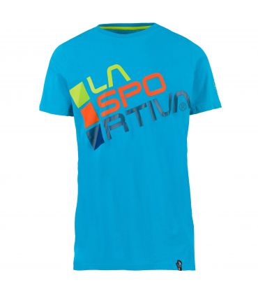 Camiseta La Sportiva Square Hombre Azul Tropical