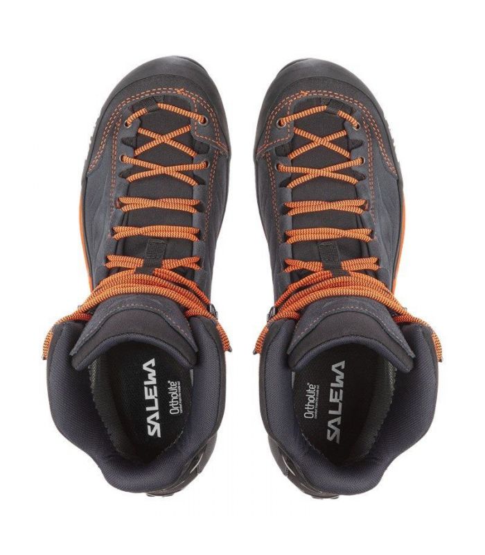 Compra online Botas Salewa MS Mtn Trainer Mid GoreTex Hombre Asphalt Fluor en oferta al mejor precio